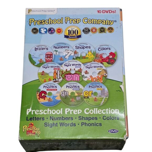 Preschool Prep Company 10 DVD Collection - Picture 1 of 7